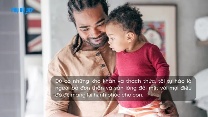 Người bố đơn thân mạnh mẽ che chở cho con trước sóng gió cuộc đời