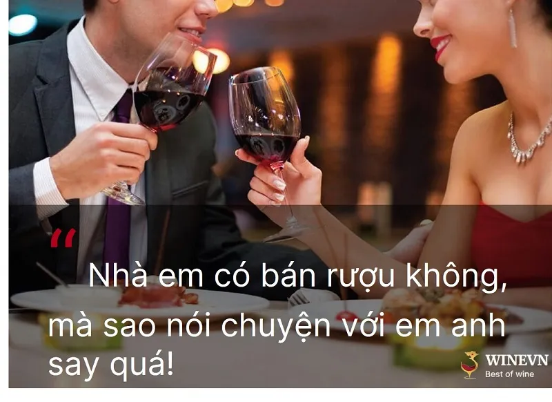 stt về rượu thả thính