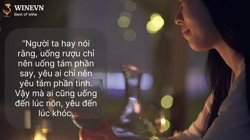 stt hay về rượu và tình yêu