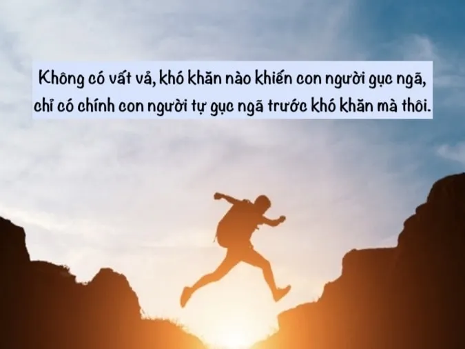 Hình ảnh minh họa về sự nỗ lực vươn lên từ nghịch cảnh của con người