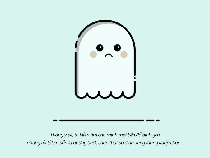 Caption hài hước xua tan nỗi sợ hãi trong tháng 7 âm lịch