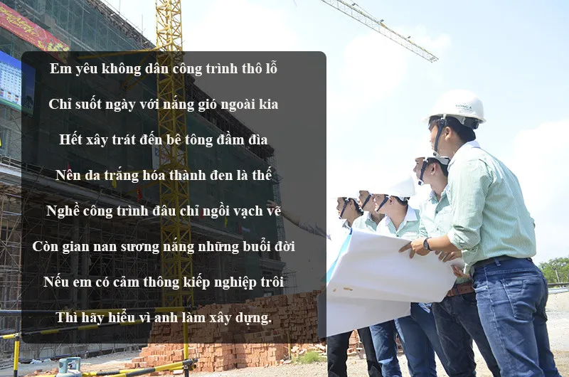 Hình ảnh đẹp về ngành xây dựng và những bài thơ ý nghĩa