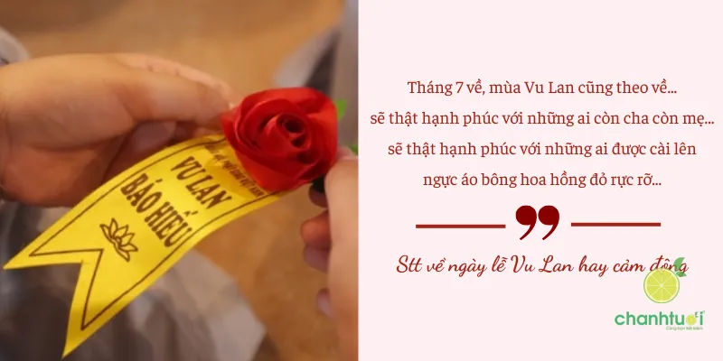 Khoảnh khắc xúc động và thiêng liêng trong ngày lễ Vu Lan giúp gắn kết tình cảm gia đình bền chặt