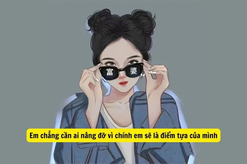 Hình ảnh cô gái độc lập thể hiện qua các stt cô gái mạnh mẽ đầy cảm hứng