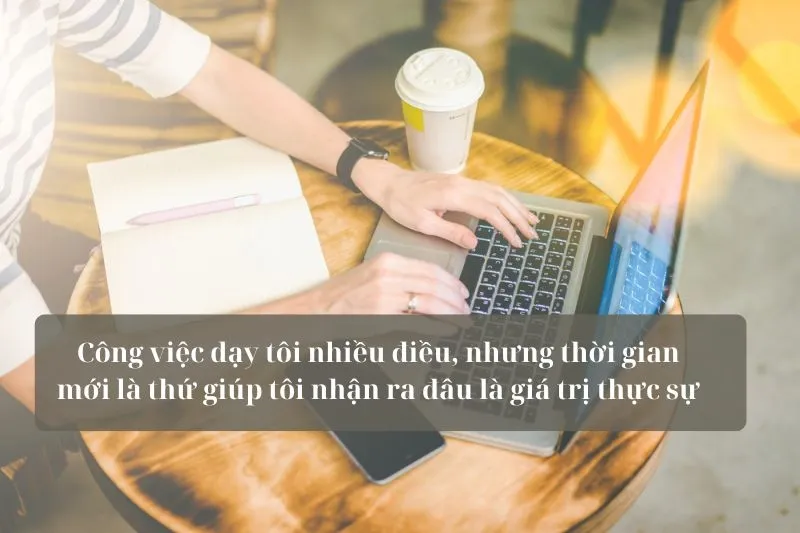 Ảnh minh họa cho stt thời gian làm thay đổi quan niệm về sự nghiệp