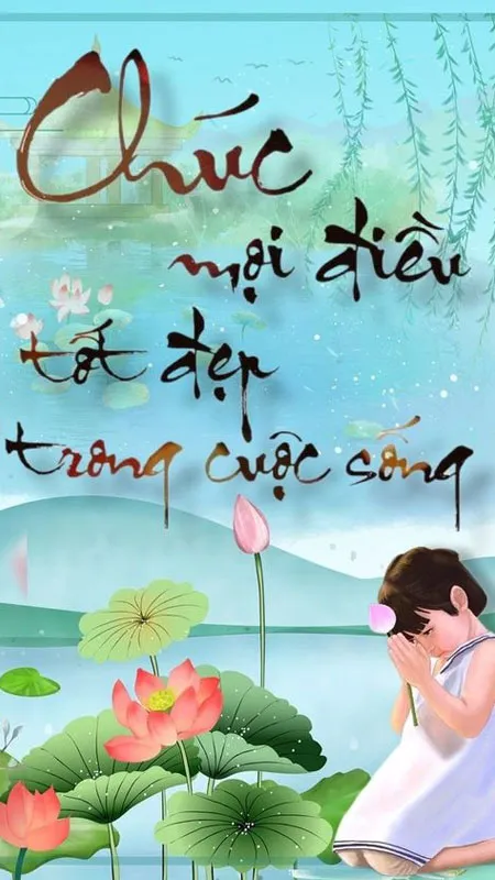 Hình ảnh lời chúc đầu tháng đầy màu sắc may mắn