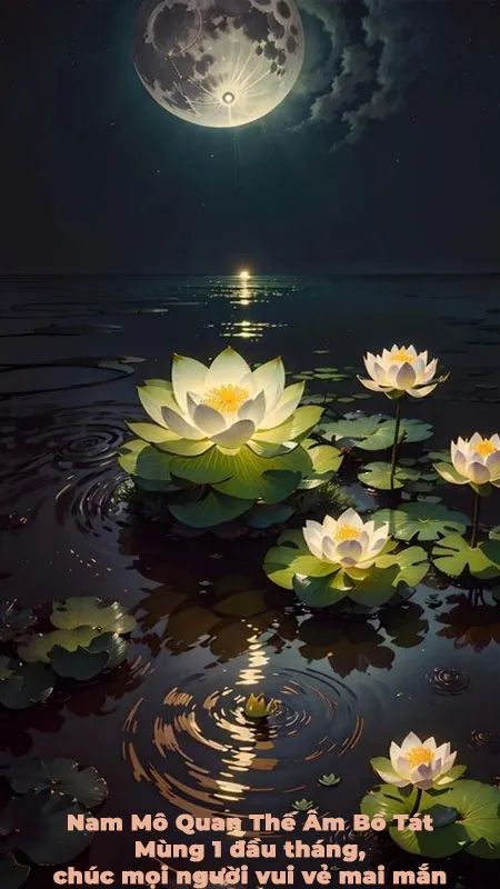 Hình ảnh lời chúc đầu tháng rực rỡ