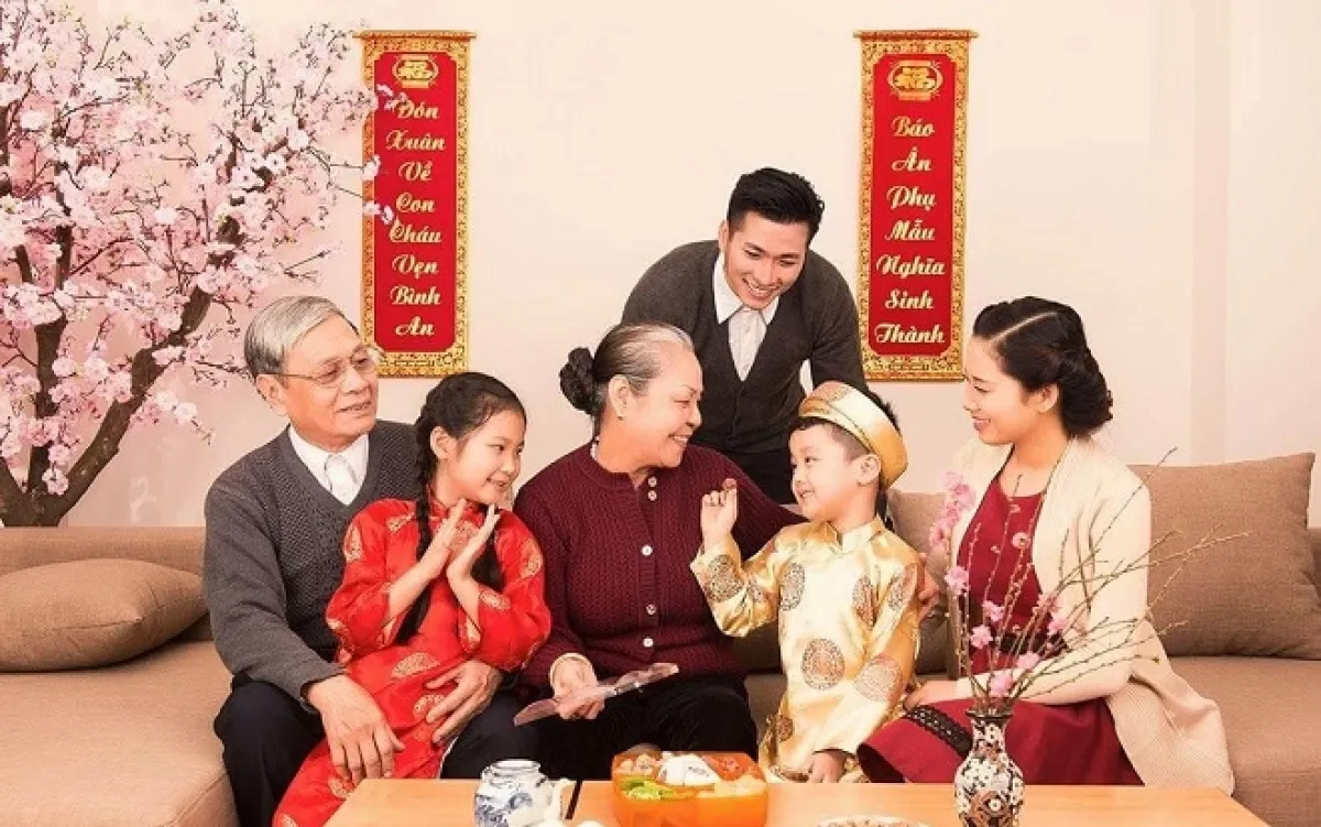 Câu chúc mừng thọ thể hiện tình cảm kính yêu của con cháu dành cho người cao tuổi