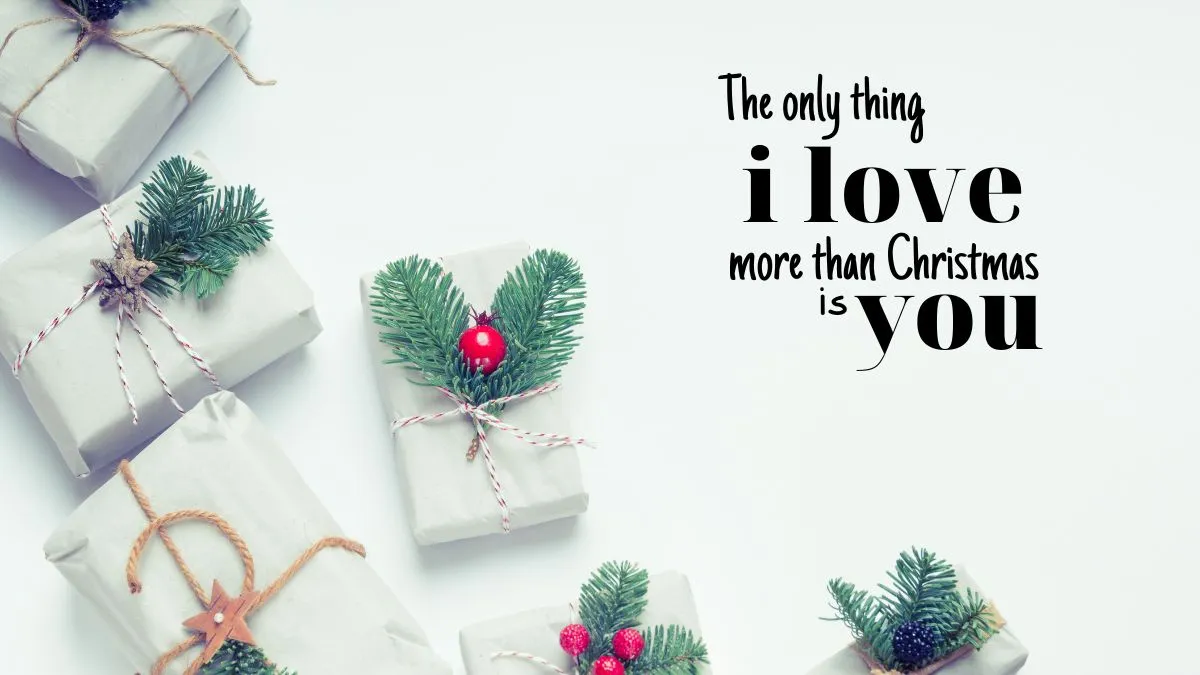 Sự lãng mạn trong lời chúc Giáng sinh giúp tình cảm đôi lứa thêm bền chặt