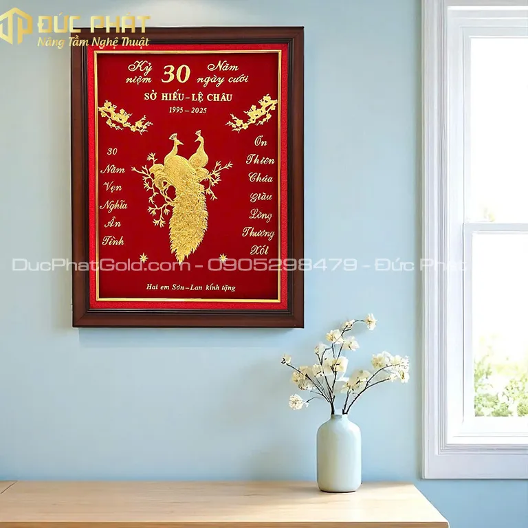 Tranh tặng kỷ niệm 30 năm Hôn Phối