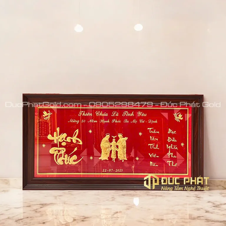 Tranh Thiên Chúa là tình yêu tặng 50 năm Hôn Phối