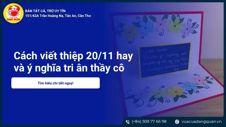 Cách Viết Thiệp 20/11 Hay Và Ý Nghĩa Tri Ân Thầy Cô 2025