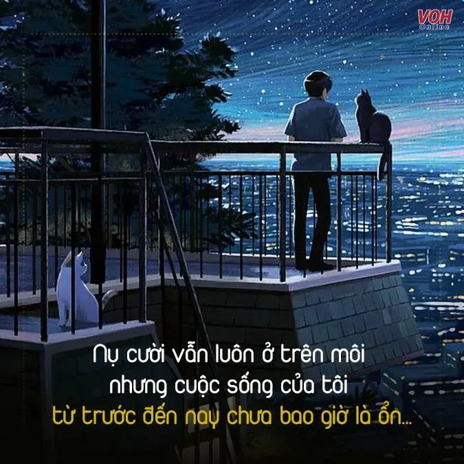 Hình ảnh cô gái một mình tận hưởng không gian yên tĩnh