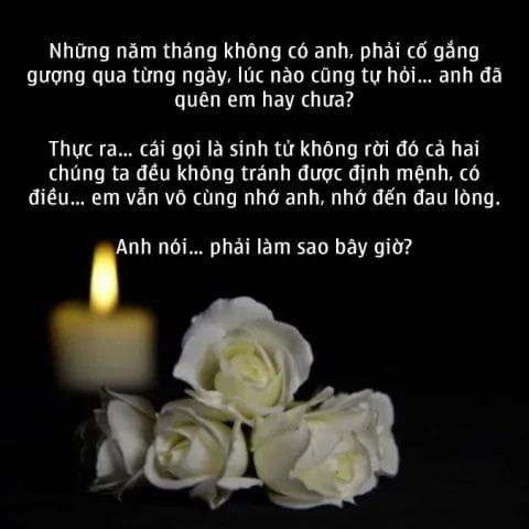 Người phụ nữ lặng lẽ nhớ về những kỷ niệm đã qua cùng người chồng quá cố