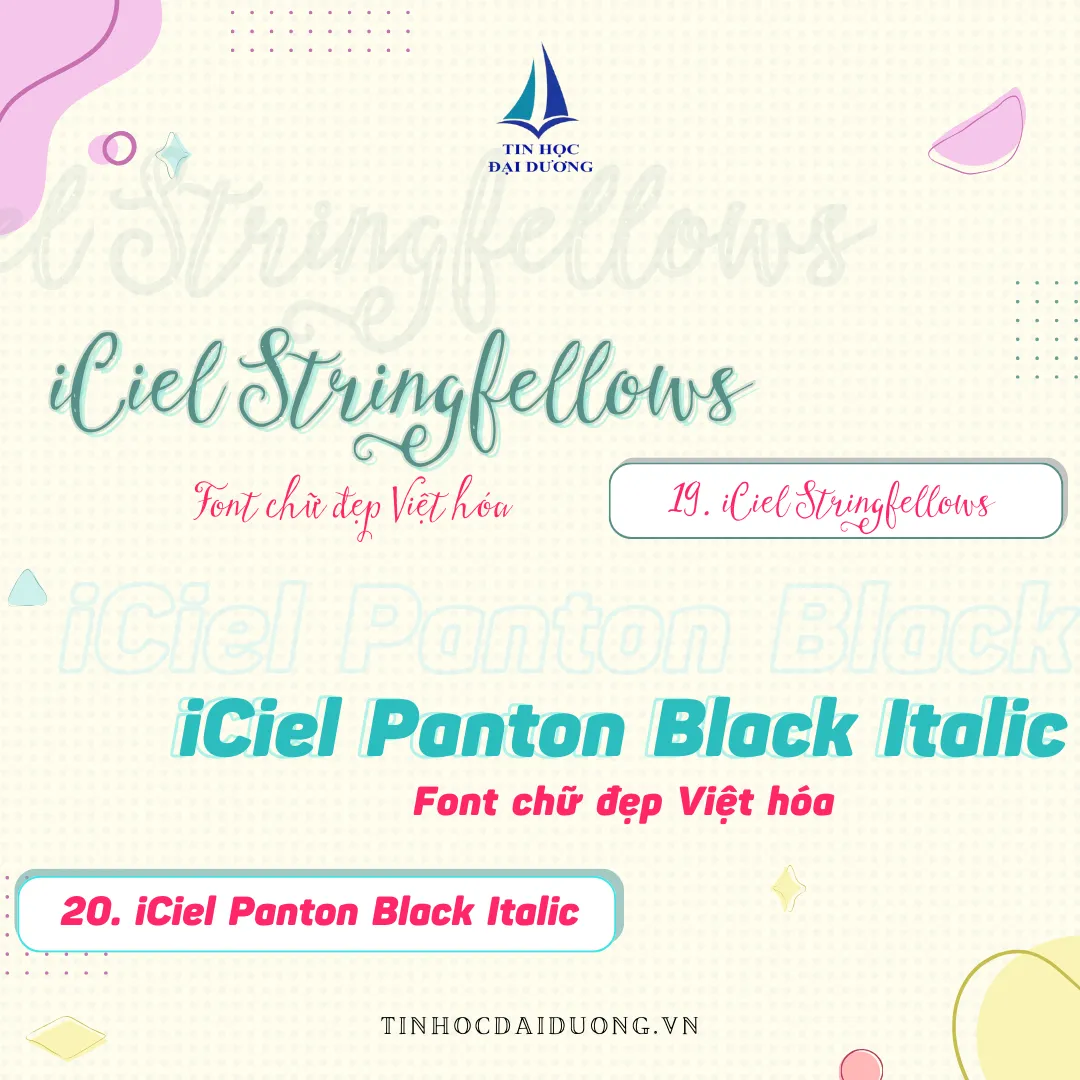 font chữ Iciel Panton Black Italic