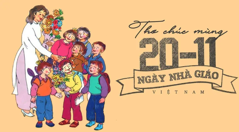 Hình ảnh tri ân thầy cô giáo nhân ngày 20 tháng 11