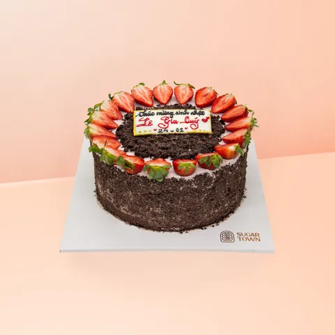 Bánh kem tặng bố mẹ vị socola đậm đà