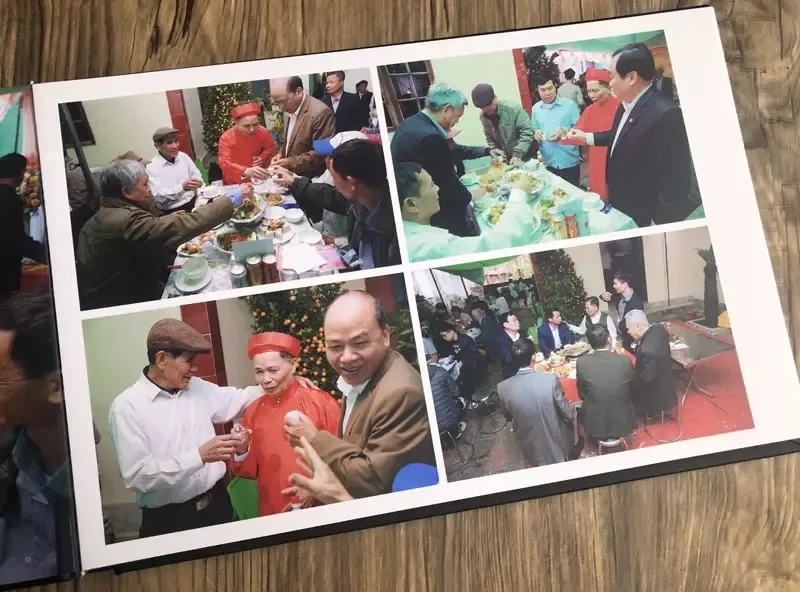 tặng album ảnh cho bố