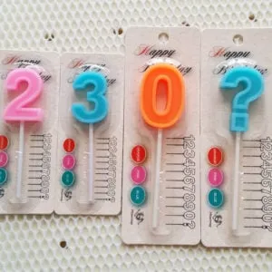 Nến số loại to số 0