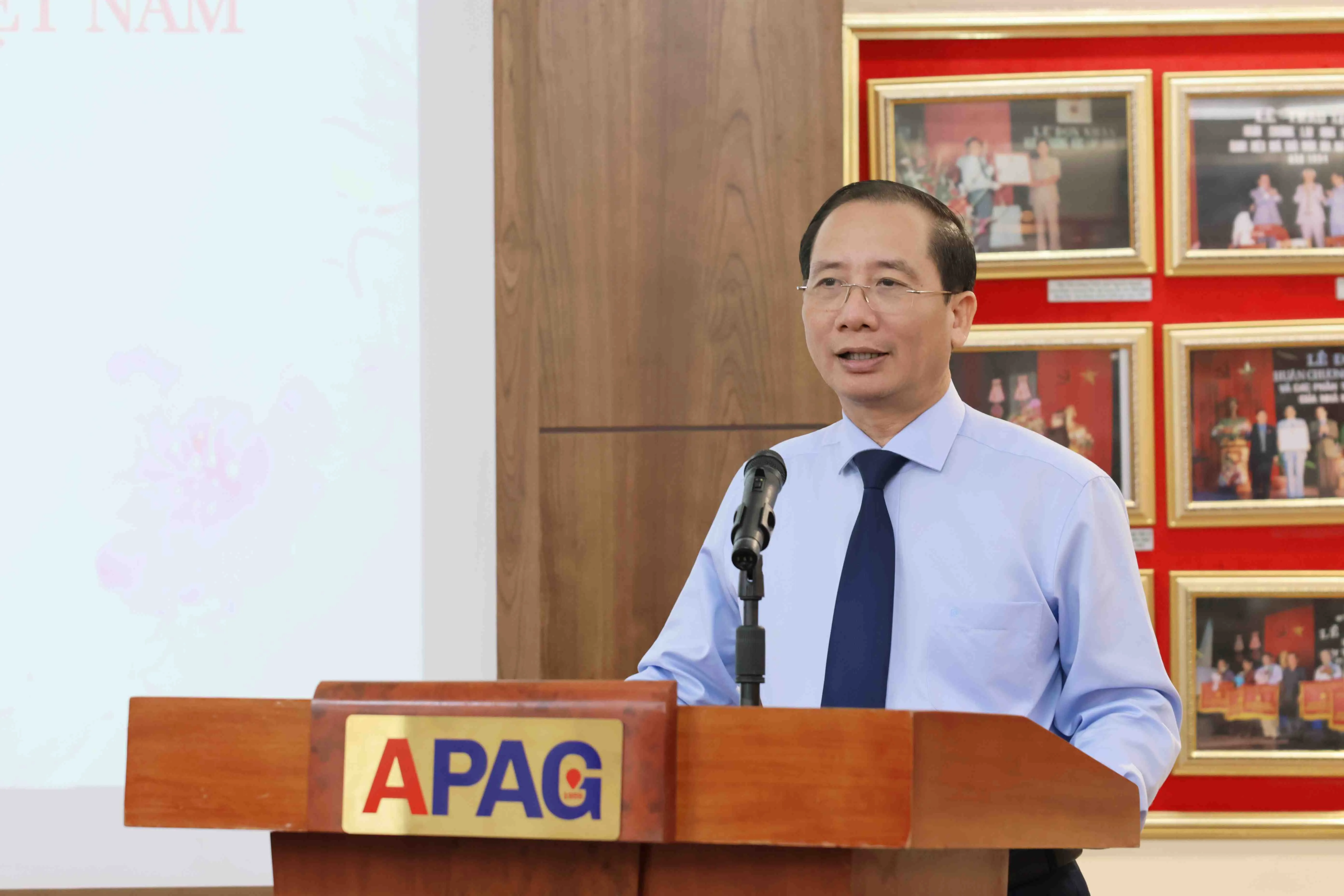 PGS.TS. Nguyễn Bá Chiến, Giám đốc Học viện phát biểu