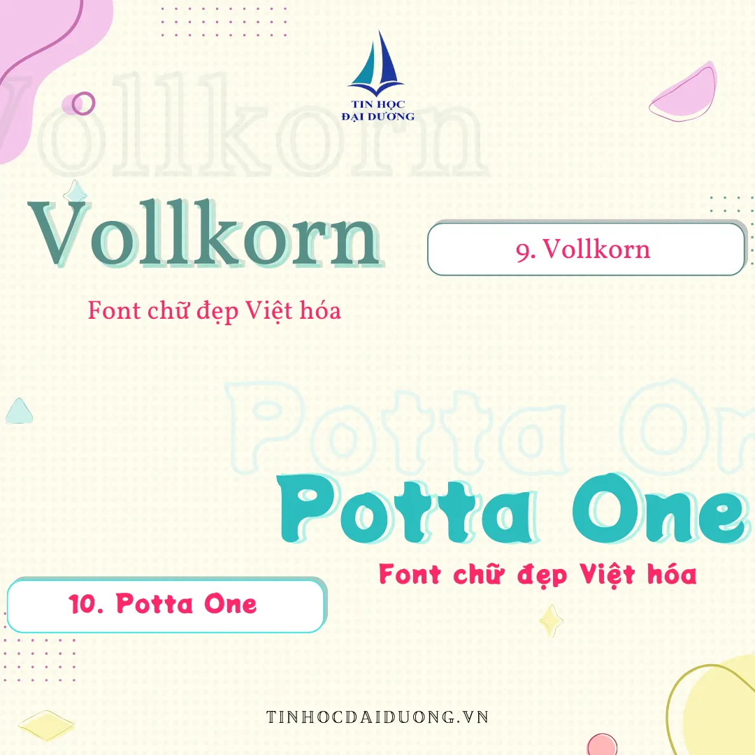font việt hóa đẹp