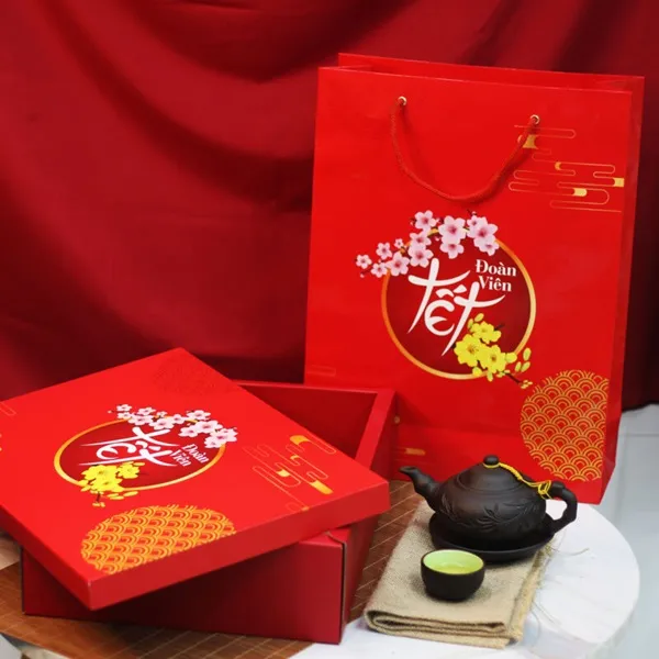 Mẫu túi đựng quà Tết sang trọng