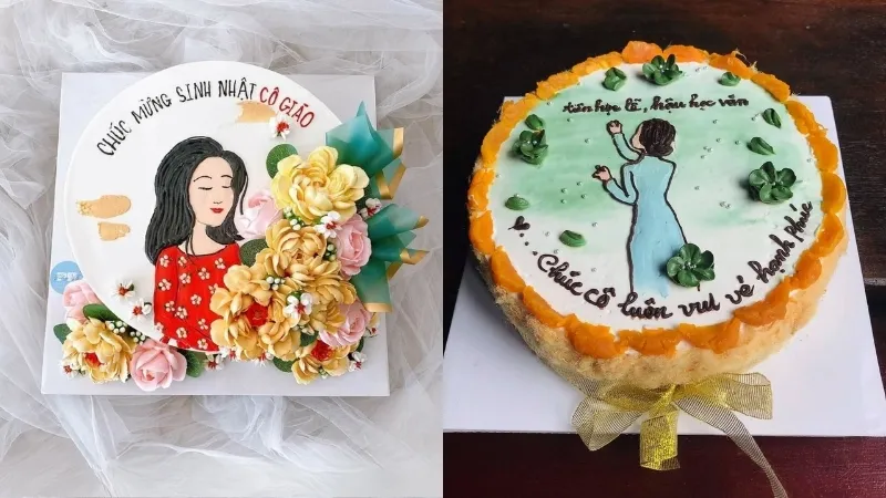 Mẫu thiệp handmade tự làm để ghi lời chúc mừng sinh nhật cô chủ nhiệm