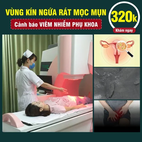 Vùng kín nổi mụn