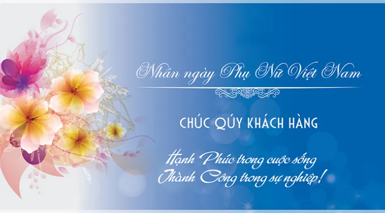 Lời chúc 8/3 kèm tri ân khách hàng