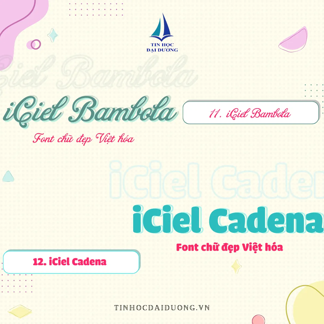 font việt hóa đẹp