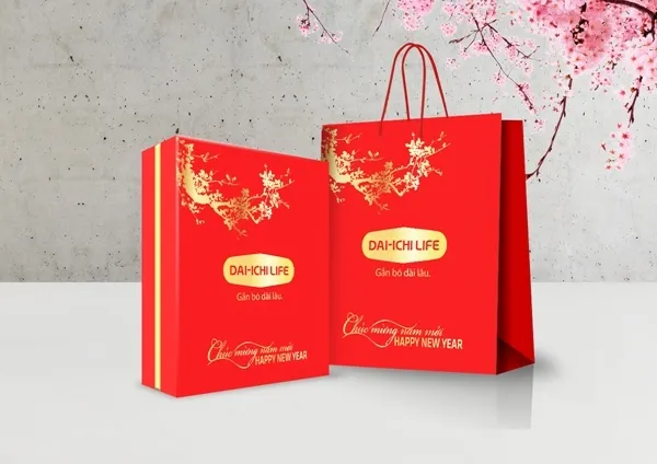 Mẫu túi giấy đựng quà Tết giúp doanh nghiệp PR, quảng cáo thương hiệu