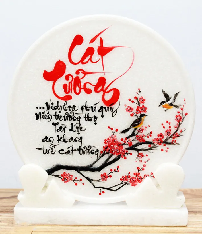 Tác phẩm chữ Cát Tường mang hơi thở của niềm tin và sự chiến thắng mọi thử thách