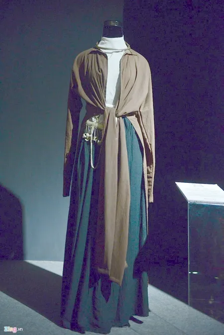 Mẫu áo dài tứ thân được lưu giữ tại bảo tàng phụ nữ Việt Nam