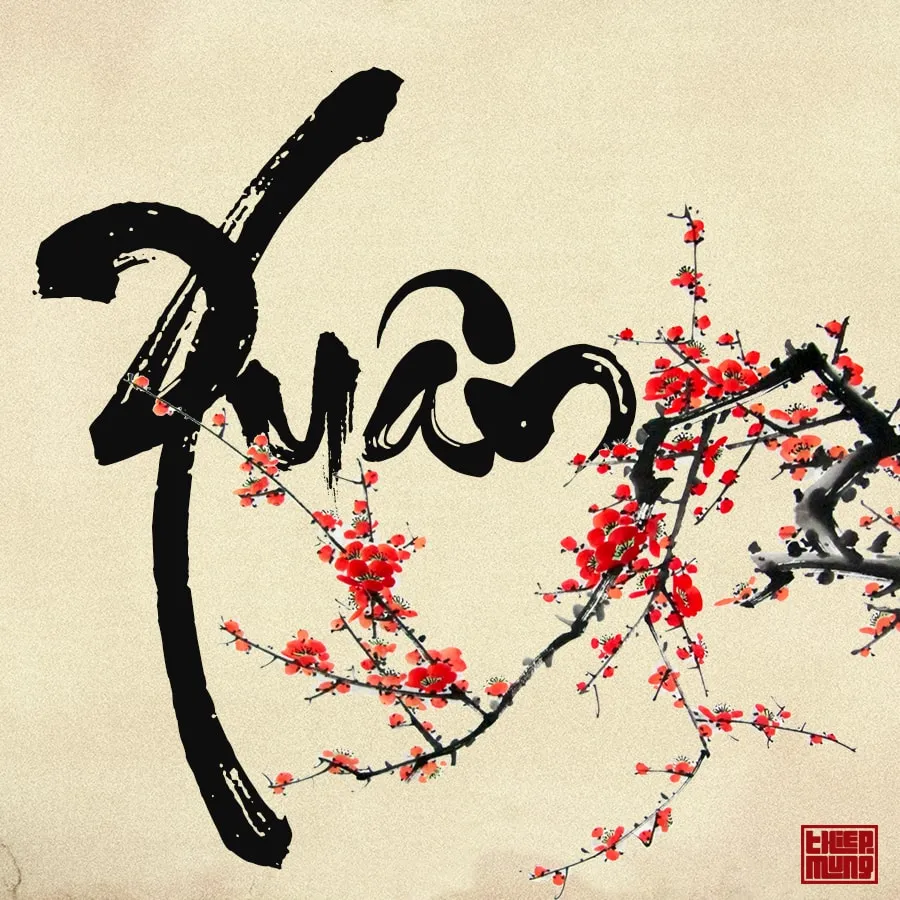 Chữ thư pháp Xuân