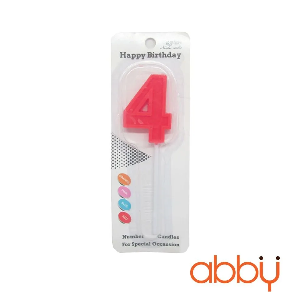 Nến số loại to số 4