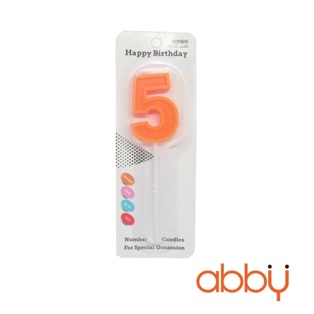 Nến số loại to số 5