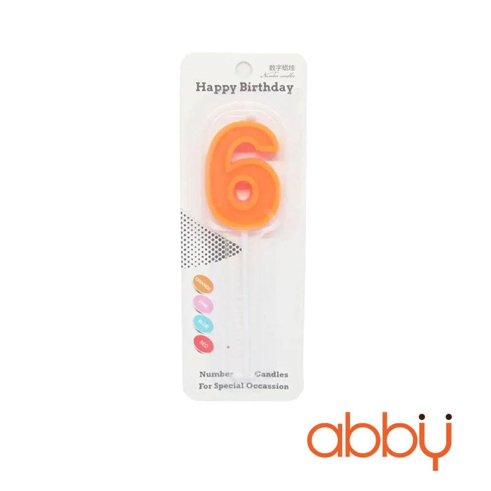 Nến số loại to số 6