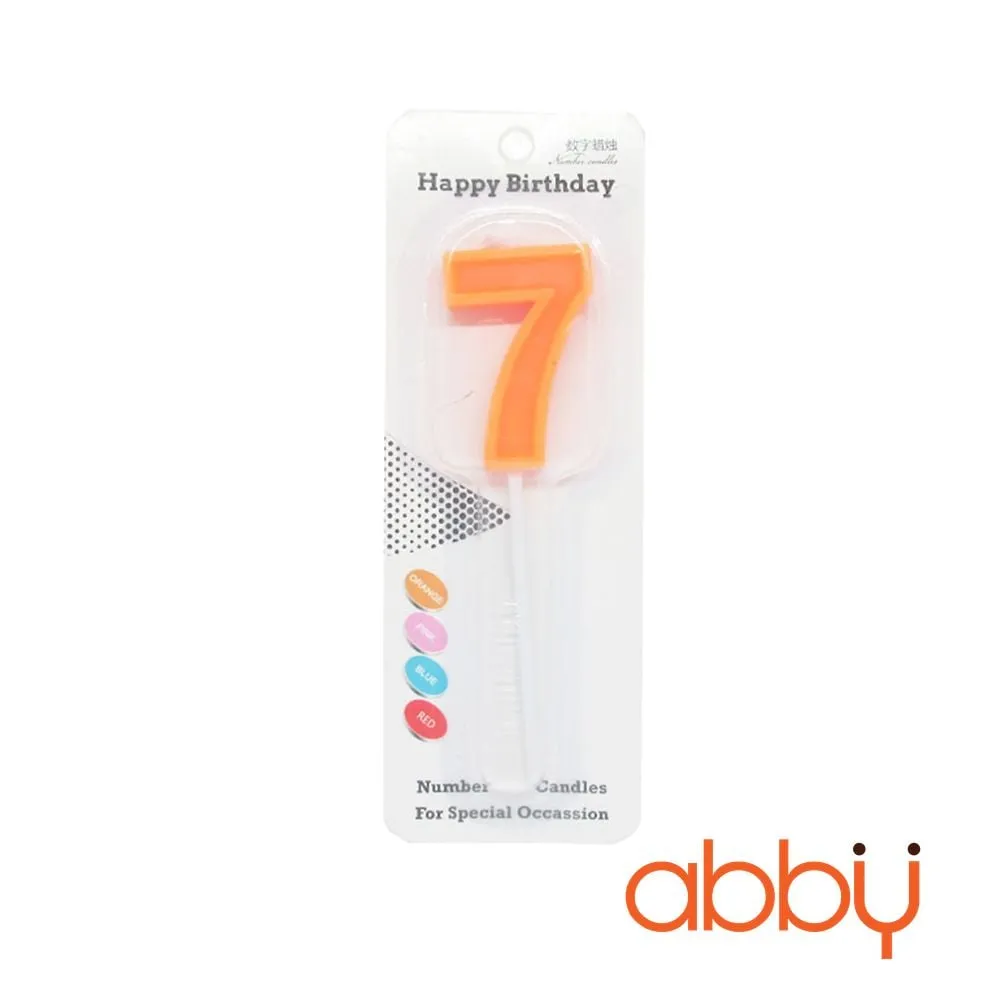 Nến số loại to số 7