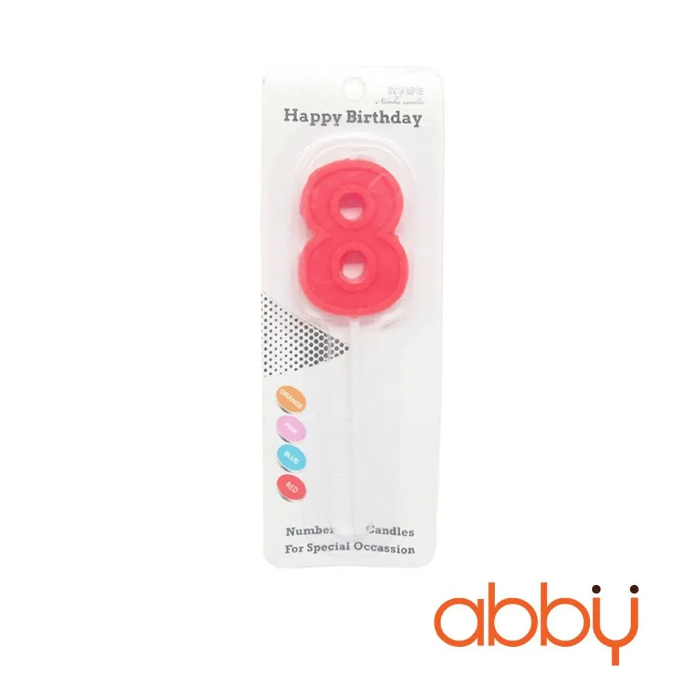 Nến số loại to số 8