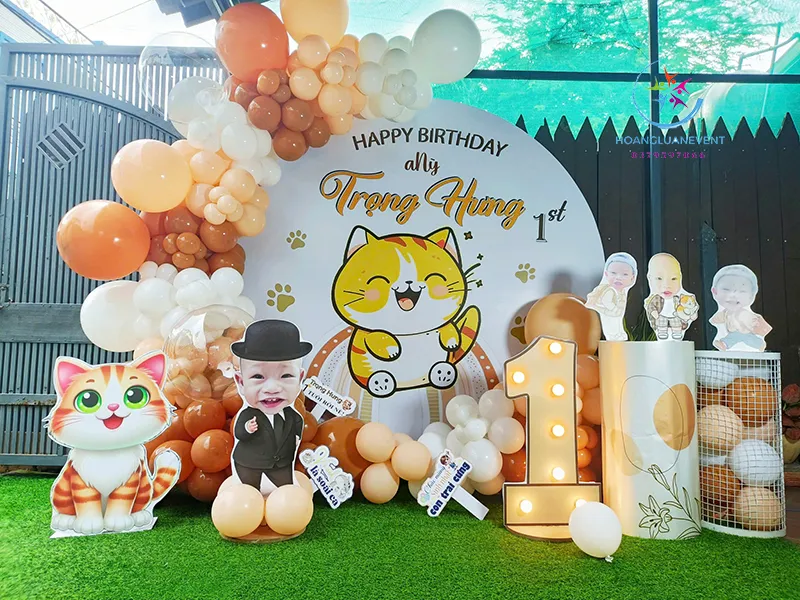 Mẫu background sinh nhật cho bé trai tuổi Rồng 2026