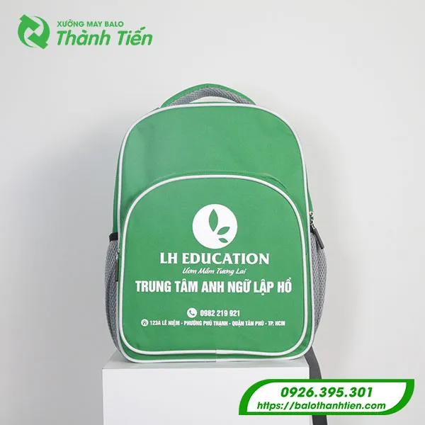 Mẫu balo quà tặng trung tâm Anh ngữ