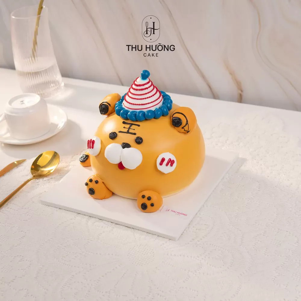 Bánh kem hình con hổ dễ thương