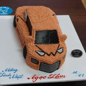 Bánh Kem Xe Thể Thao Màu Nâu TP 2118