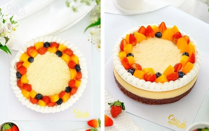 Flan Gato Fruit & Pins sự kết hợp trái cây nhiệt đới phong phú