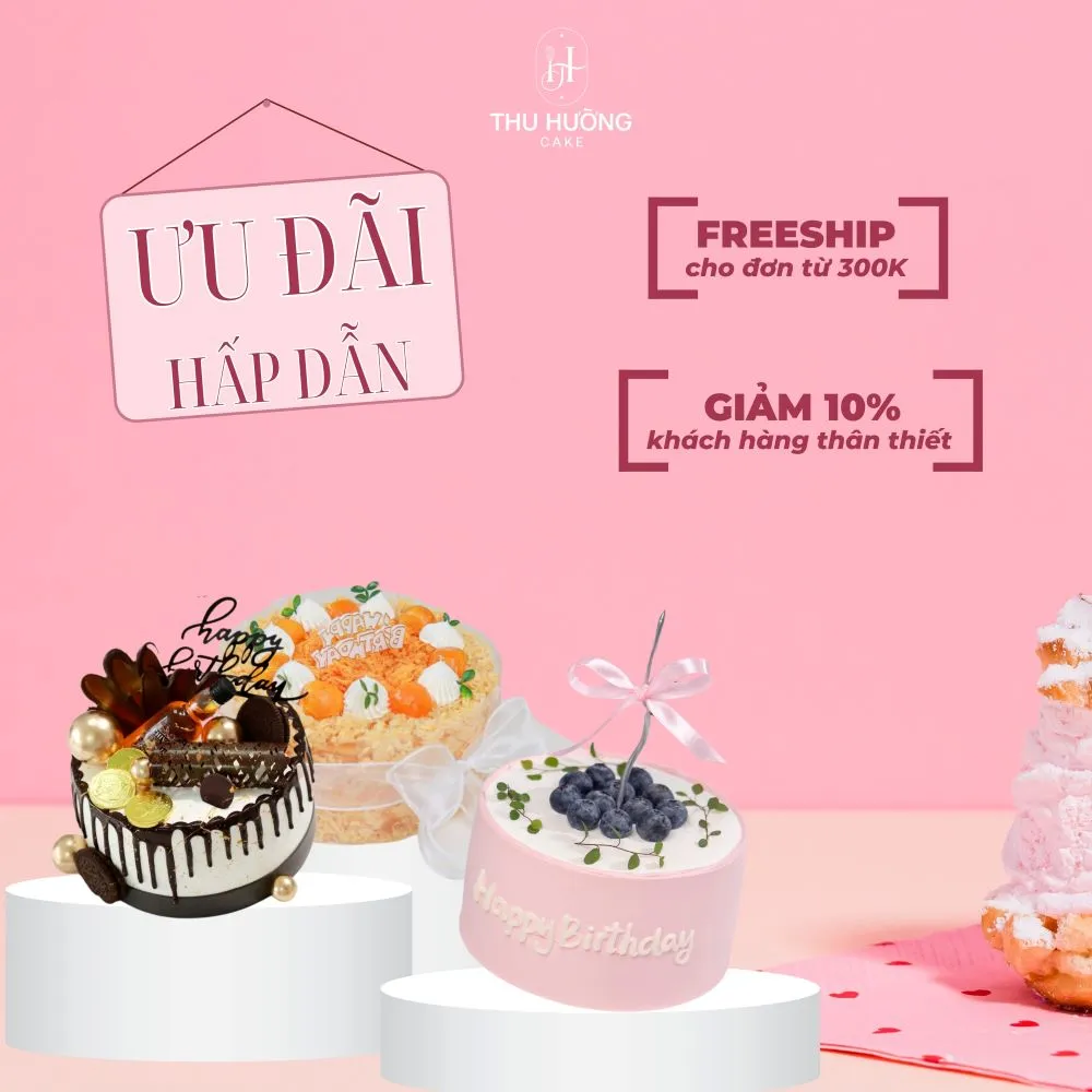 Bánh kem phong cách nghệ thuật với lớp trang trí tinh tế