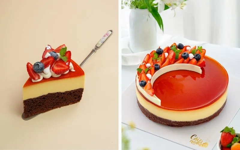 bánh sinh nhật trang trí hoa quả