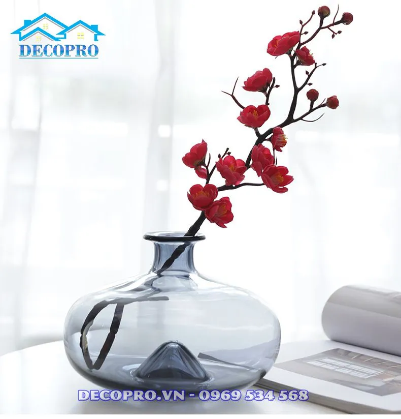 Bình hoa thủy tinh decor KTV052-A1