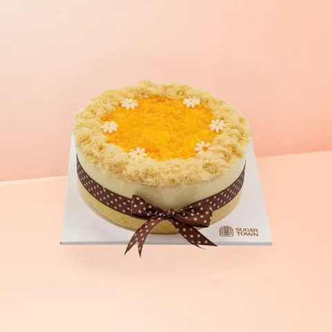 Bánh bông lan trứng muối tặng bố mẹ ngày sinh nhật