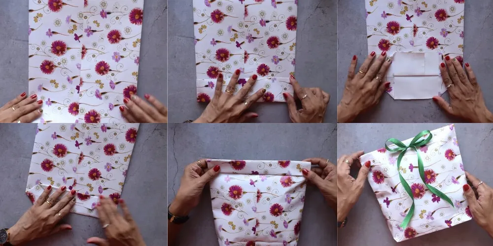 Cách tạo túi giấy gói quà tặng khi không có sẵn hộp đựng
