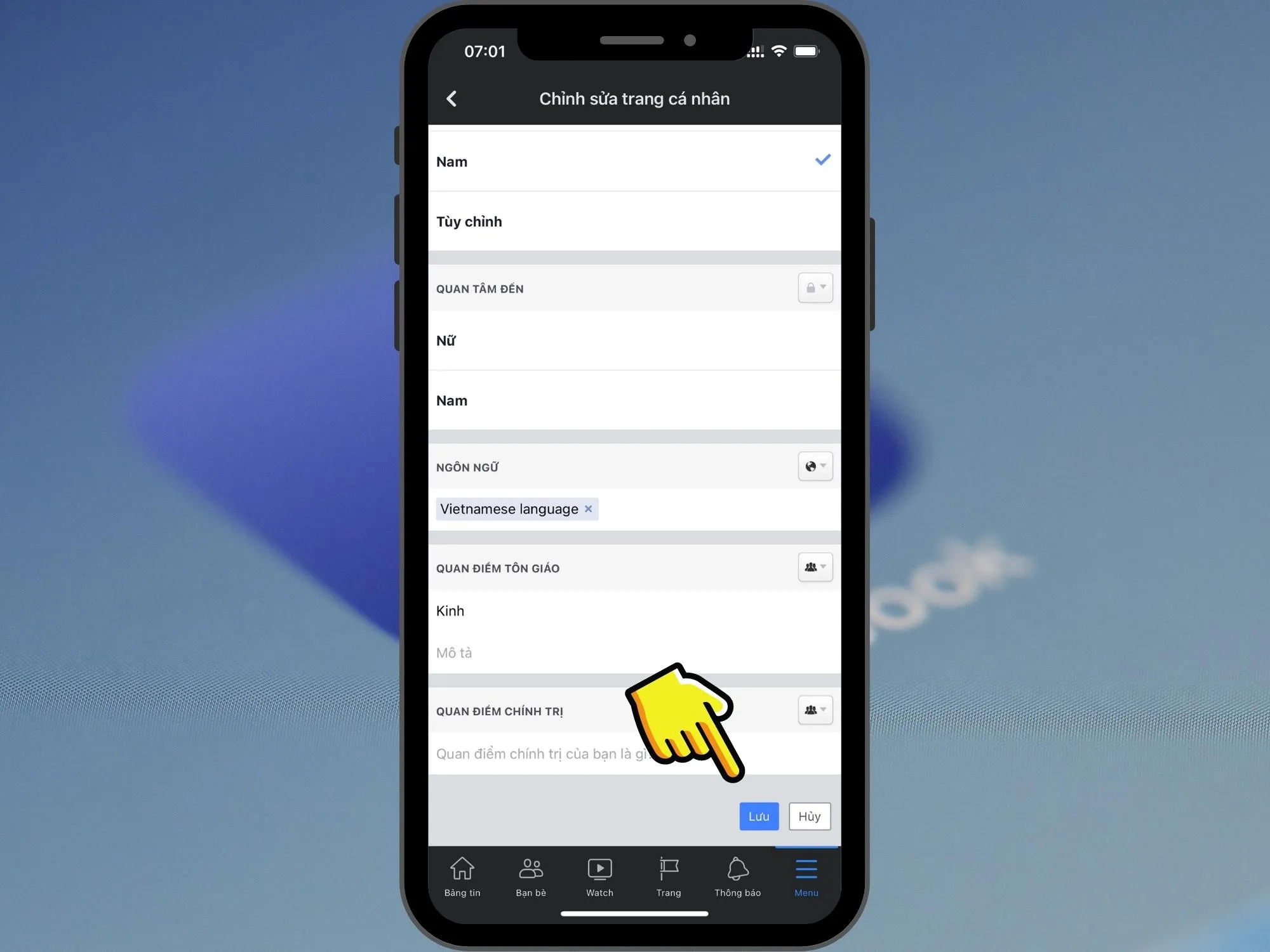 Cách tắt thông báo sinh nhật trên FB bằng Điện thoại - Bước 5